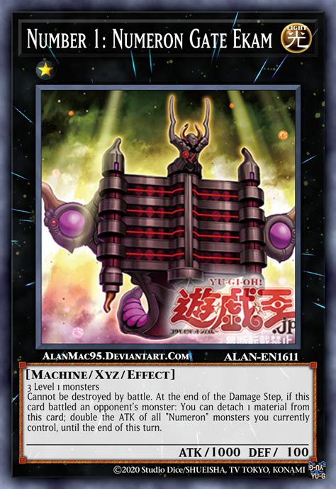 yu gi oh number cards list.